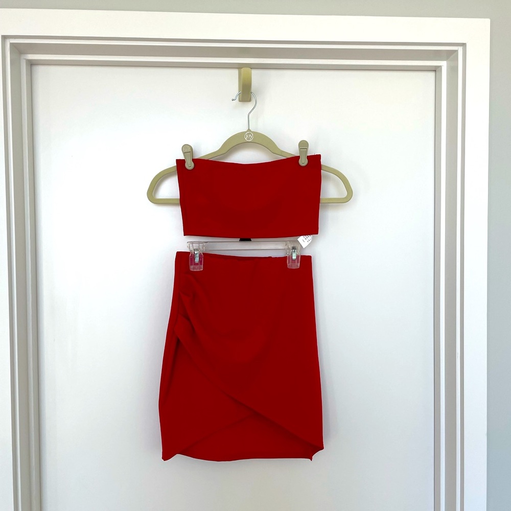 Red two piece set